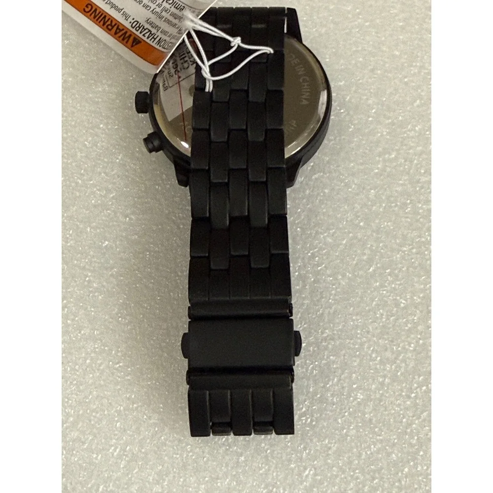 Geneva‎ Mens Black Bracelet Watch Mac7120jc